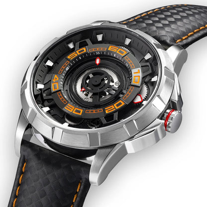 BERNY Automatic Skeleton Watch – MIYOTA 82S0, 3D Dial, Sapphire, 5ATM