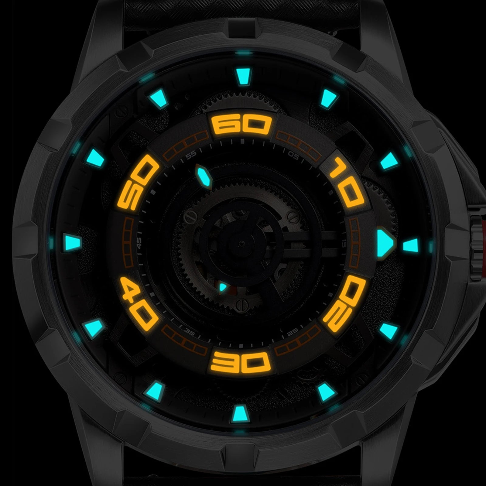 BERNY Automatic Skeleton Watch – MIYOTA 82S0, 3D Dial, Sapphire, 5ATM