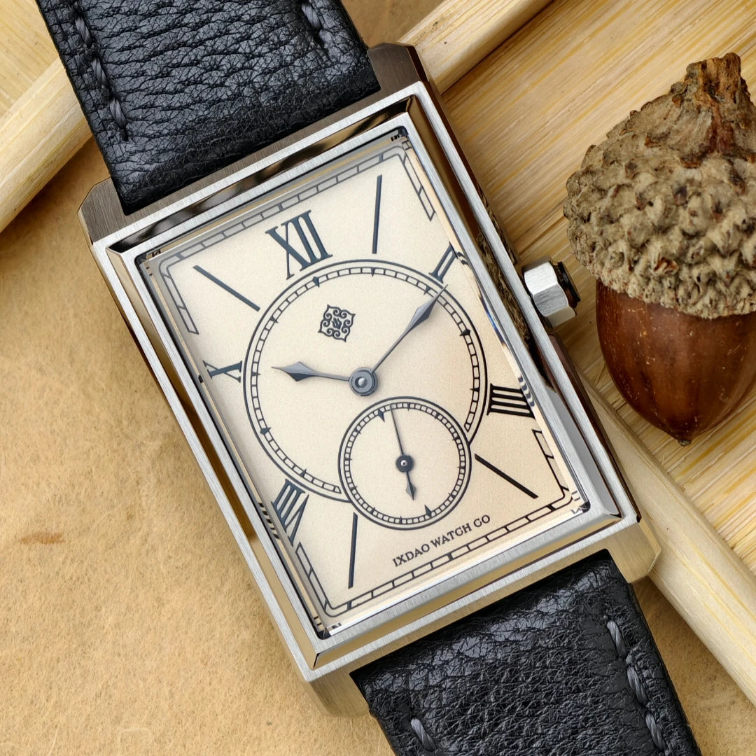 2026 New IX&DAO Men Quartz Watch Square Neutral Clock Stainless Steel Sapphire Glass Swiss Movement 5Bar Waterproof Reloj Hombre
