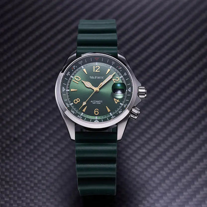 Milifortic S089 Field Sport Watch – 39.5mm Automatic, Compass Bezel, Sapphire