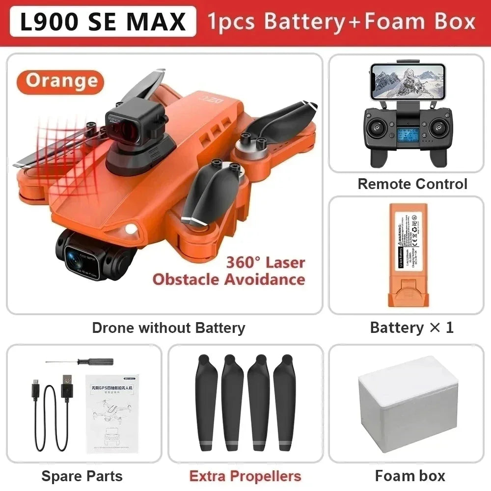 L900 Pro MAX 4K GPS Drone – Brushless Motor