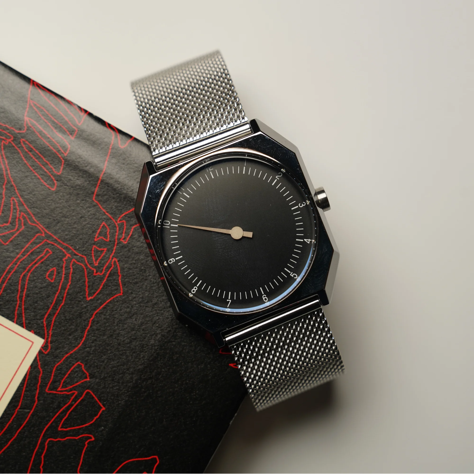 SKU Vintage Slow Watches for Man Luxury Brand High Quality Vintage Style Quartz Rare Watch Unique Design Fashion Wrist Mens Watc