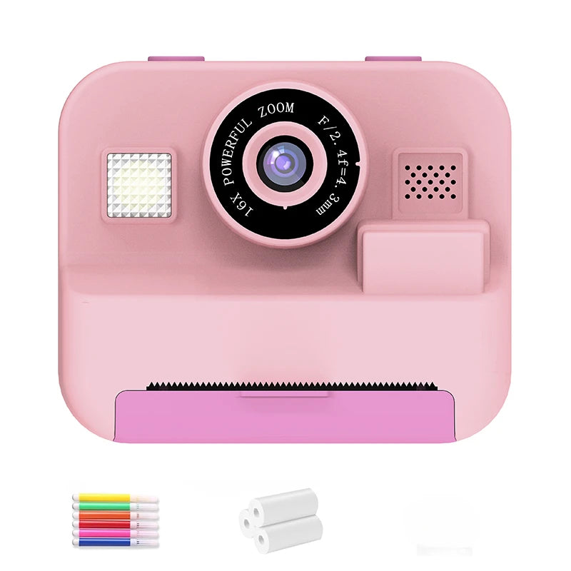 Kids Thermal Instant Print Camera – 1080P with 32GB Card