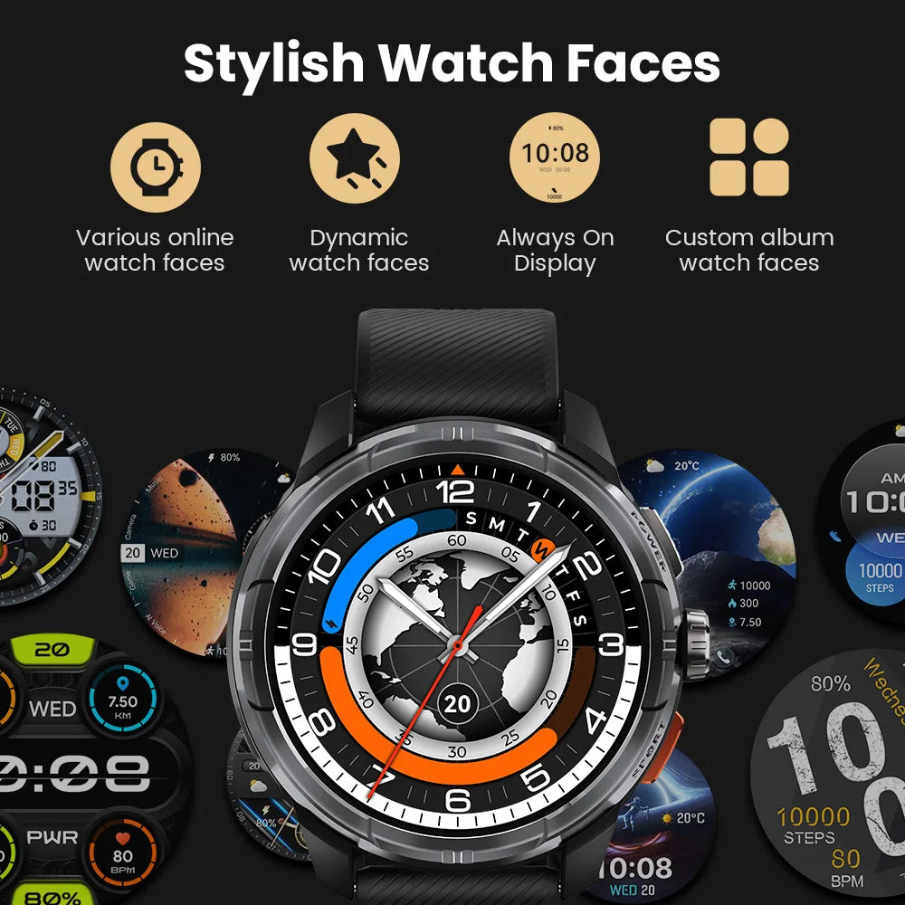 HAYLOU Solar Ultra GPS Smartwatch | 1.6" AMOLED 5ATM