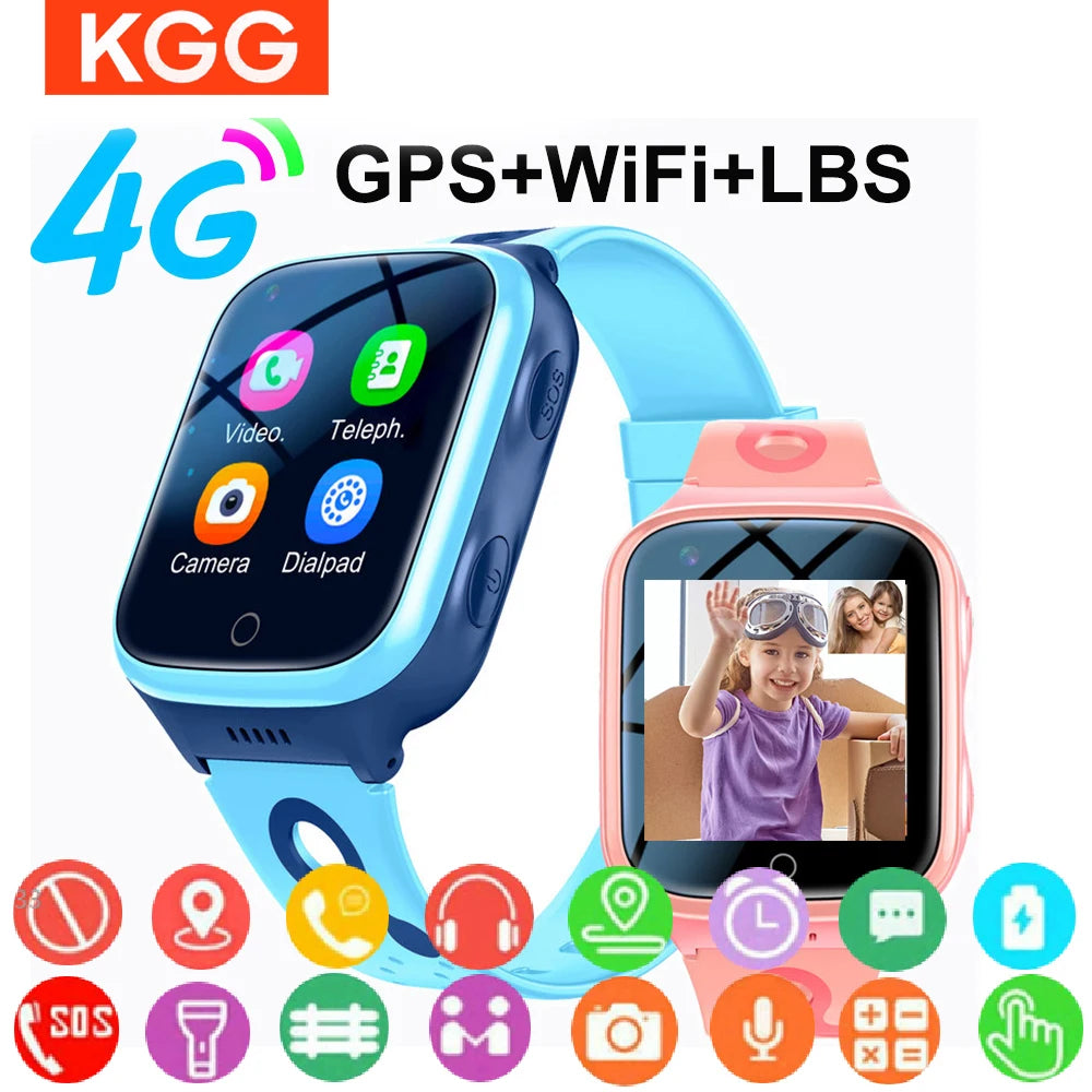 KGG 4G Kids Smart Watch | GPS WiFi Video Call & SOS