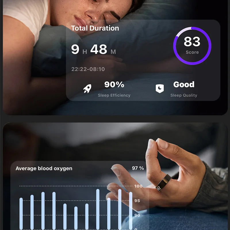 R11C Smart Ring | Heart Rate & Sleep Monitor Waterproof