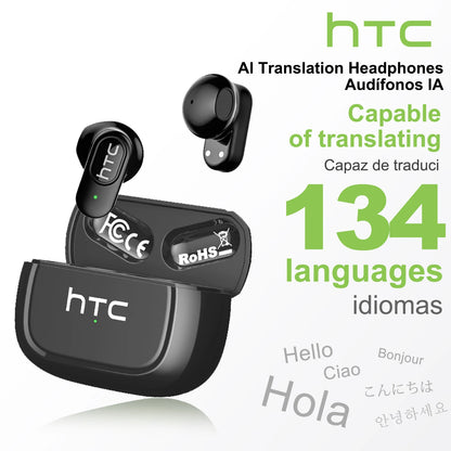 HTC NE51 AI Translator Earbuds – Break Language Barriers Instantly