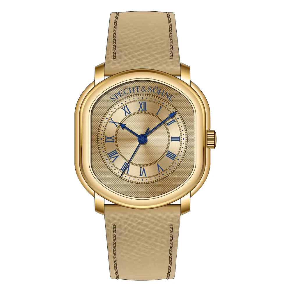 Specht & Söhne 2025 New 35MM Men's Watches Top brand Luxury Vintage Watch For Men Japan VH31 Movt Sapphire Crystal Waterproof