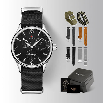 TIME TOKEN Retro Pilot Automatic Watch – ST1780 Movement, 40mm, Sapphire