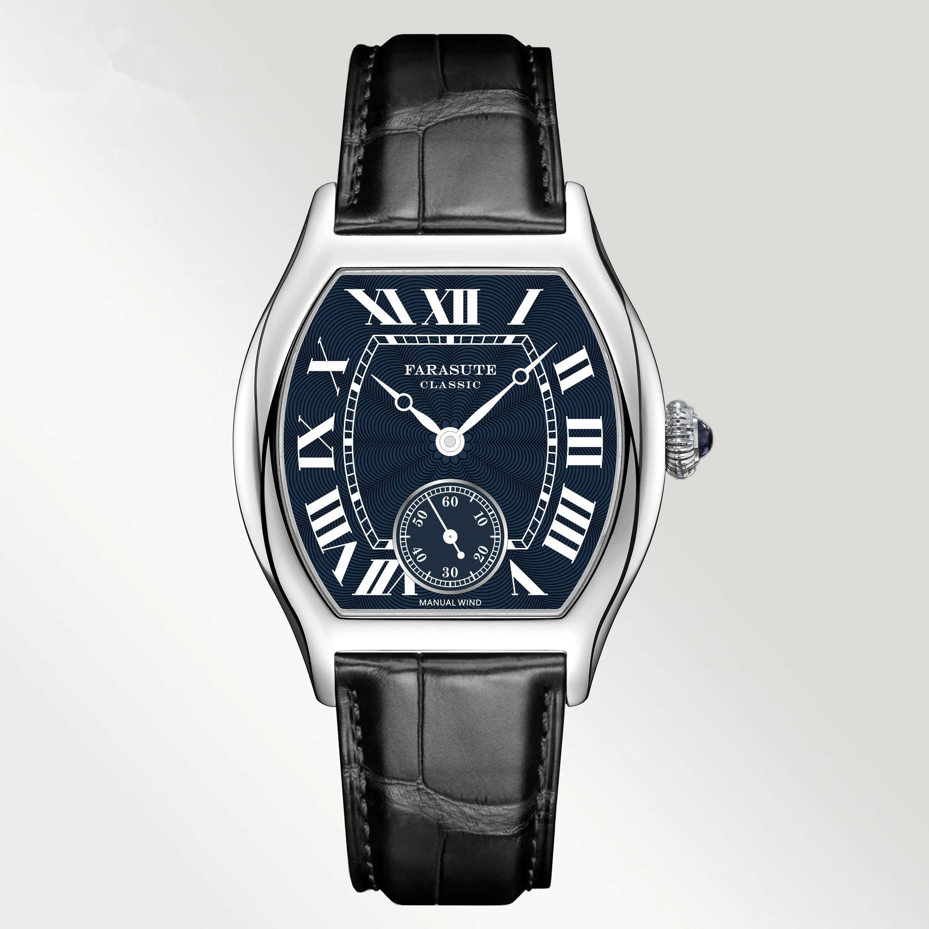 FARASUTE 36mm Hangzhou Retro Watch – Customised Manual Movement, Sapphire, 5 Bar