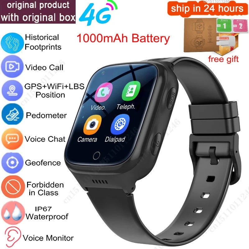 KGG 4G Kids Smart Watch | GPS WiFi Video Call & SOS