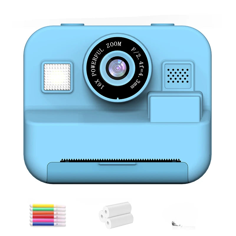 Kids Thermal Instant Print Camera – 1080P with 32GB Card