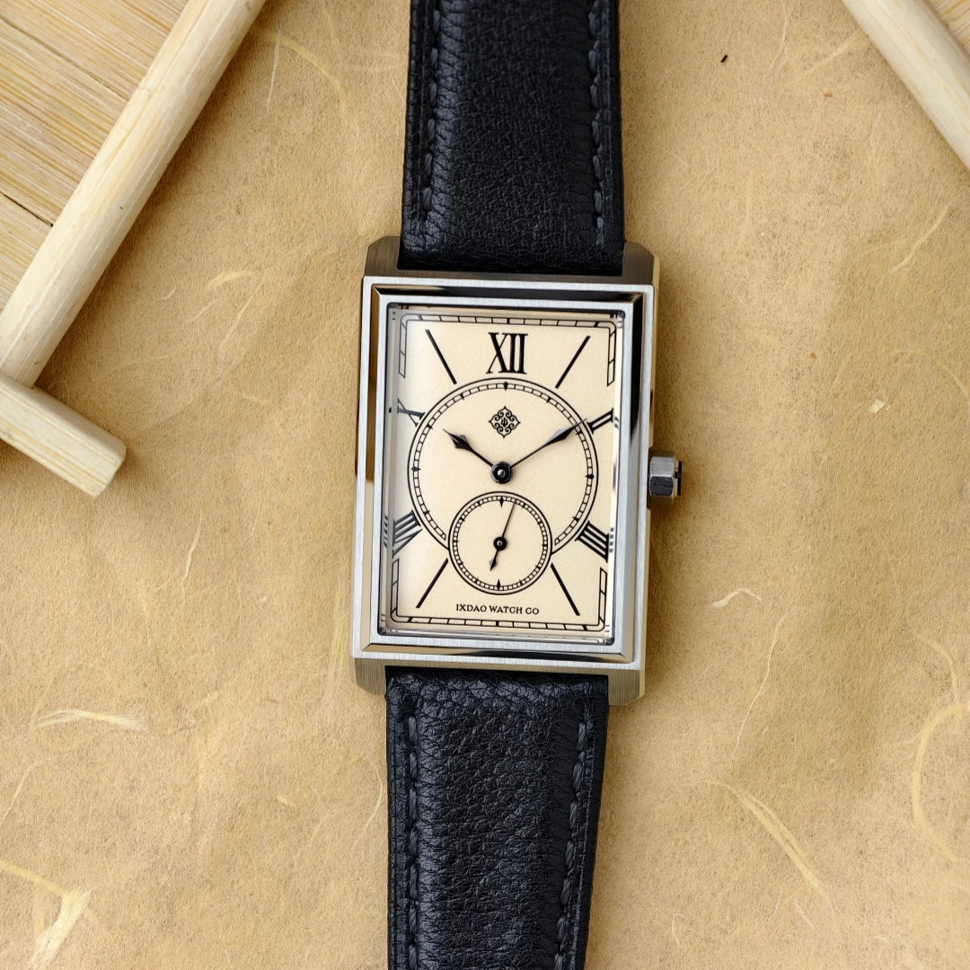 2026 New IX&DAO Men Quartz Watch Square Neutral Clock Stainless Steel Sapphire Glass Swiss Movement 5Bar Waterproof Reloj Hombre