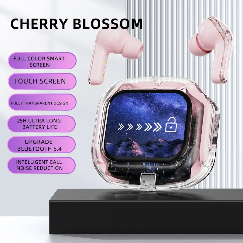 TWS Earbuds – LCD Screen, HiFi, Noise Reduction