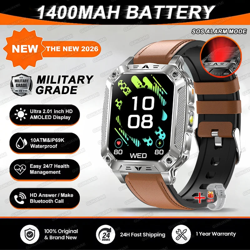 TANK Military GPS Smart Watch | AMOLED 10ATM