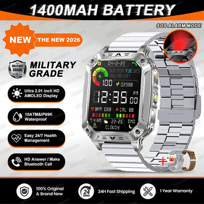 TANK Military GPS Smart Watch | AMOLED 10ATM