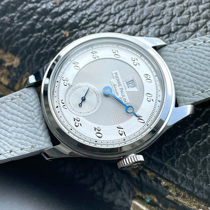 Pierre Paulin Jumping Hour Watch – Salmon Dial, ST17 Automatic, 38mm, Date