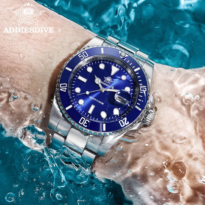ADDIESDIVE H3 Quartz Diver-Style Watch – 41mm, Ceramic Bezel, Miyota 2115, 200m