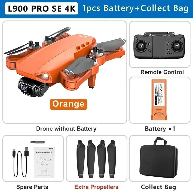 L900 Pro MAX 4K GPS Drone – Brushless Motor