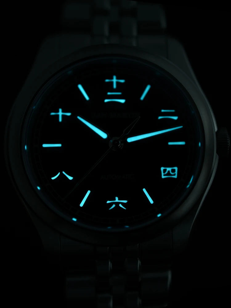 San Martin New 39mm Gada Watch Chinese Style Original Design Sunburst JianZhan Miyota 90S5 Men Dress Automatic Mechanical SN0144