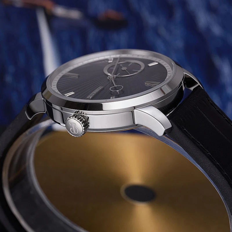 Baltany S4128 Micro-Rotor Automatic Watch – MOP Dial, Sapphire, Exhibition Caseback