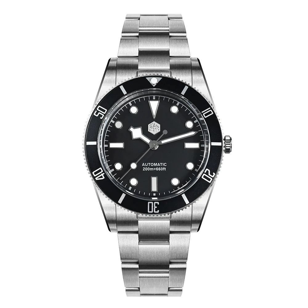 San Martin 37mm Multiple Colors BB54 ST2130 Vintage Diving Wristwatch For Men OTF Clasp BGW-X1 Lume 20ATM Reloj Hombre SN0138GB