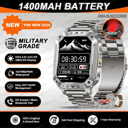 TANK Military GPS Smart Watch | AMOLED 10ATM