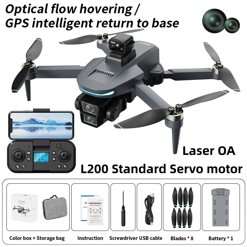 L200 Plus 4K GPS Drone – 3-Axis Gimbal