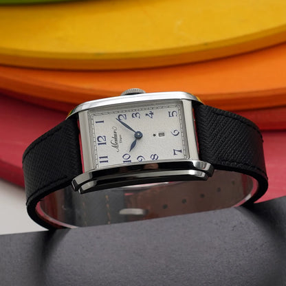 MERKUR NH05 Rectangle Retro Automatic Watch – Sapphire, NH05 Movement