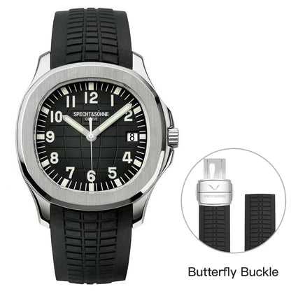 Specht & Söhne Automatic Sport Watch – Green Sapphire, 50M