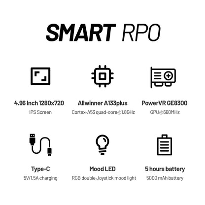 Trimui Smart Pro Handheld Console – RGB Lighting