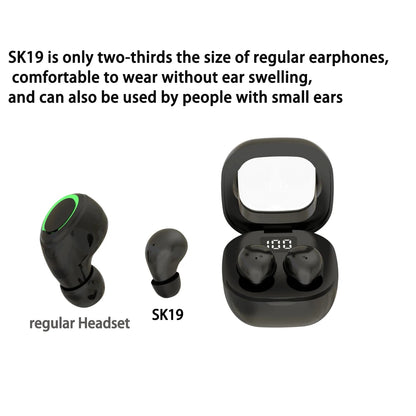 GizmoLaxy Mini Sleep Earbuds – Bluetooth, Soft Silicone, 25h with Case