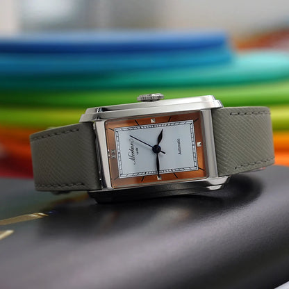 MERKUR NH05 Rectangle Retro Automatic Watch – Sapphire, NH05 Movement