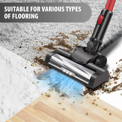 Cordless Stick Vacuum Cleaner | 17000PA 8-in-1 with LED Light
