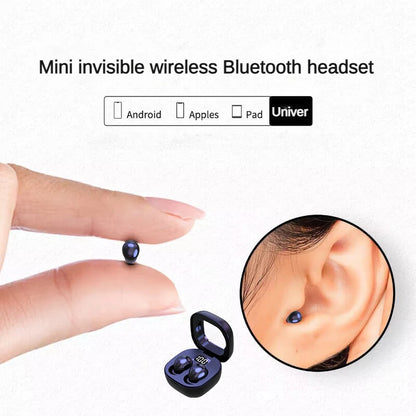 GizmoLaxy Mini Sleep Earbuds – Bluetooth, Soft Silicone, 25h with Case