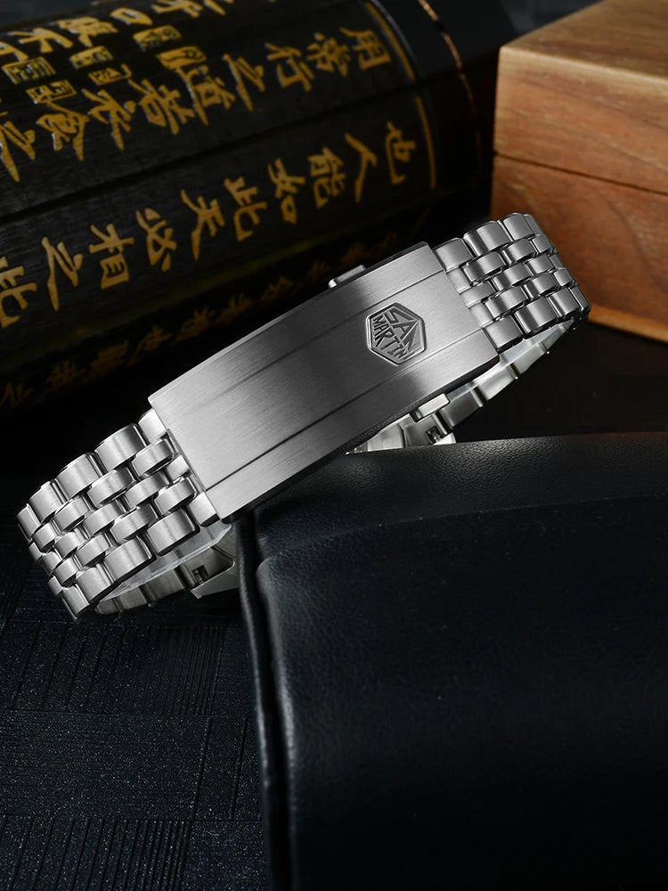 San Martin New 39mm Gada Watch Chinese Style Original Design Sunburst JianZhan Miyota 90S5 Men Dress Automatic Mechanical SN0144