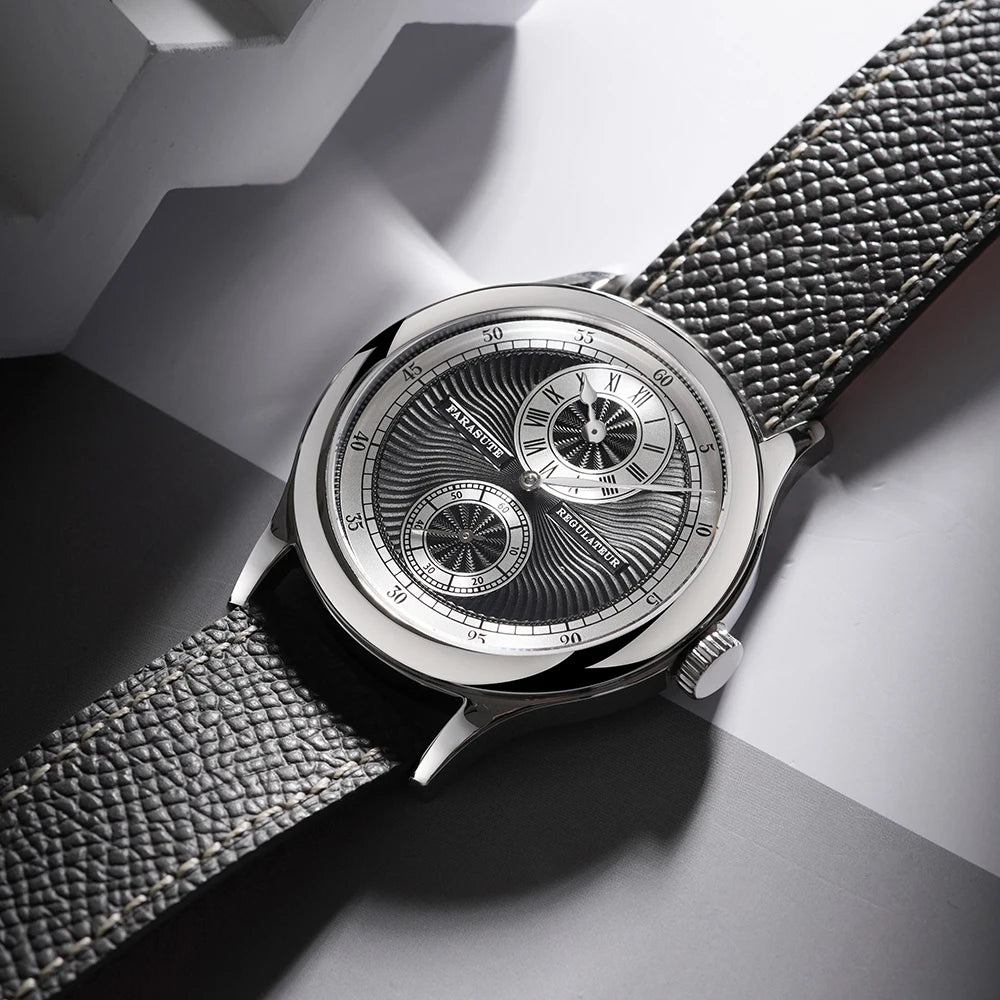 FARASUTE Fashion Seagull Manual Movement Mechanical Wristwatch For Men Sapphire Crystal Stainless Steel Watch Men Reloj Hombre