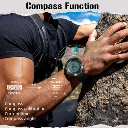 NORTH EDGE APACHE-D Free Dive Watch – 100M Waterproof