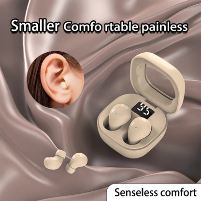 GizmoLaxy Mini Sleep Earbuds – Bluetooth, Soft Silicone, 25h with Case