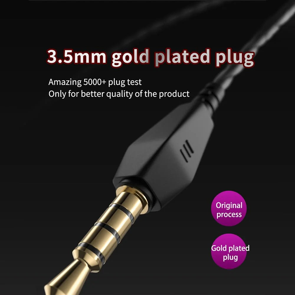AK6 Gaming Earbuds – 3.5mm, HiFi, Sport