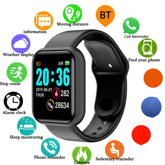 Y68 Color Screen Smartwatch | Fitness & Sleep Tracker