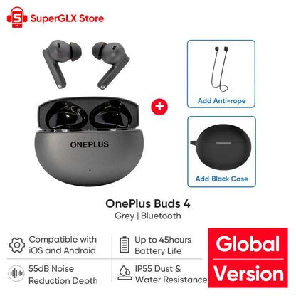 OnePlus Buds 4 – ANC TWS Earbuds, 55dB & IP55