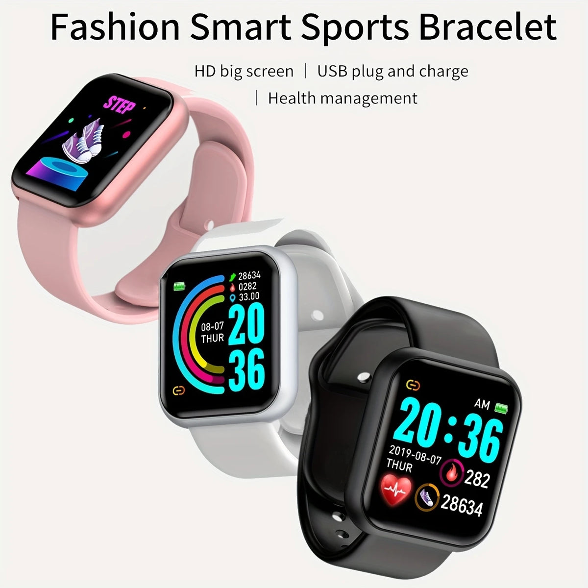 Y68 Smartwatch | Fitness Tracker for Android & iOS