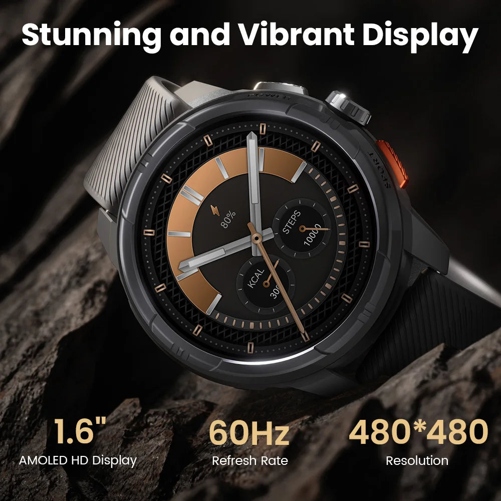 HAYLOU Solar Ultra GPS Smartwatch | 1.6" AMOLED 5ATM