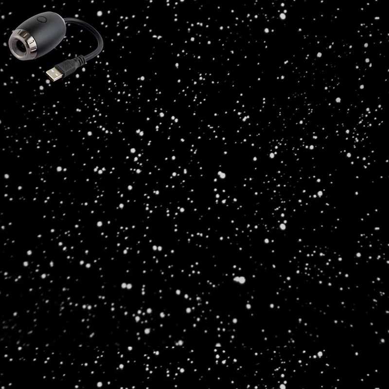 GizmoLaxy Galaxy Star Projector – USB Night Light for Car, Bedroom & Tent