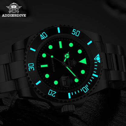 ADDIESDIVE H3 Quartz Diver-Style Watch – 41mm, Ceramic Bezel, Miyota 2115, 200m