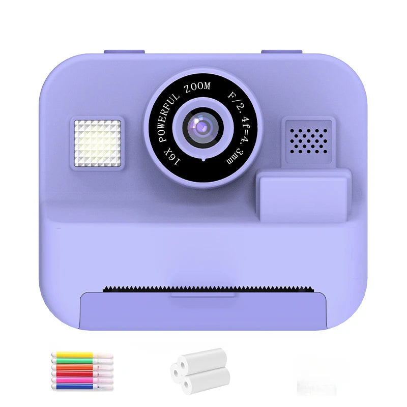 Kids Thermal Instant Print Camera – 1080P with 32GB Card