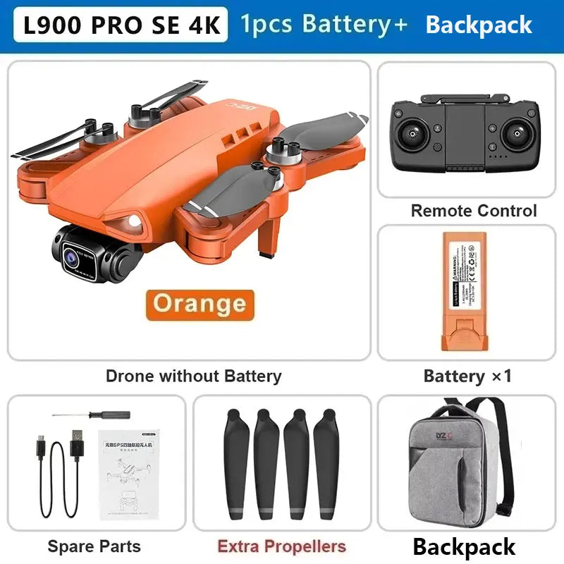 L900 Pro MAX 4K GPS Drone – Brushless Motor