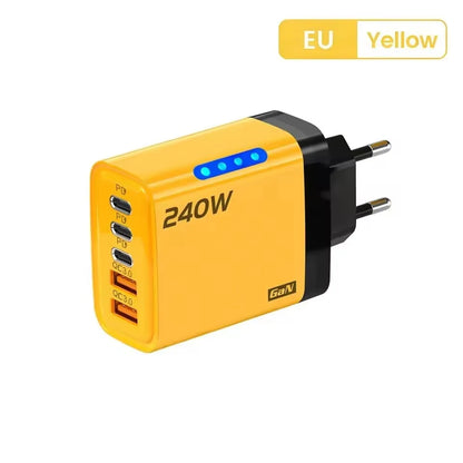 5-in-1 GaN Desktop Charger – 240W Fast Charging