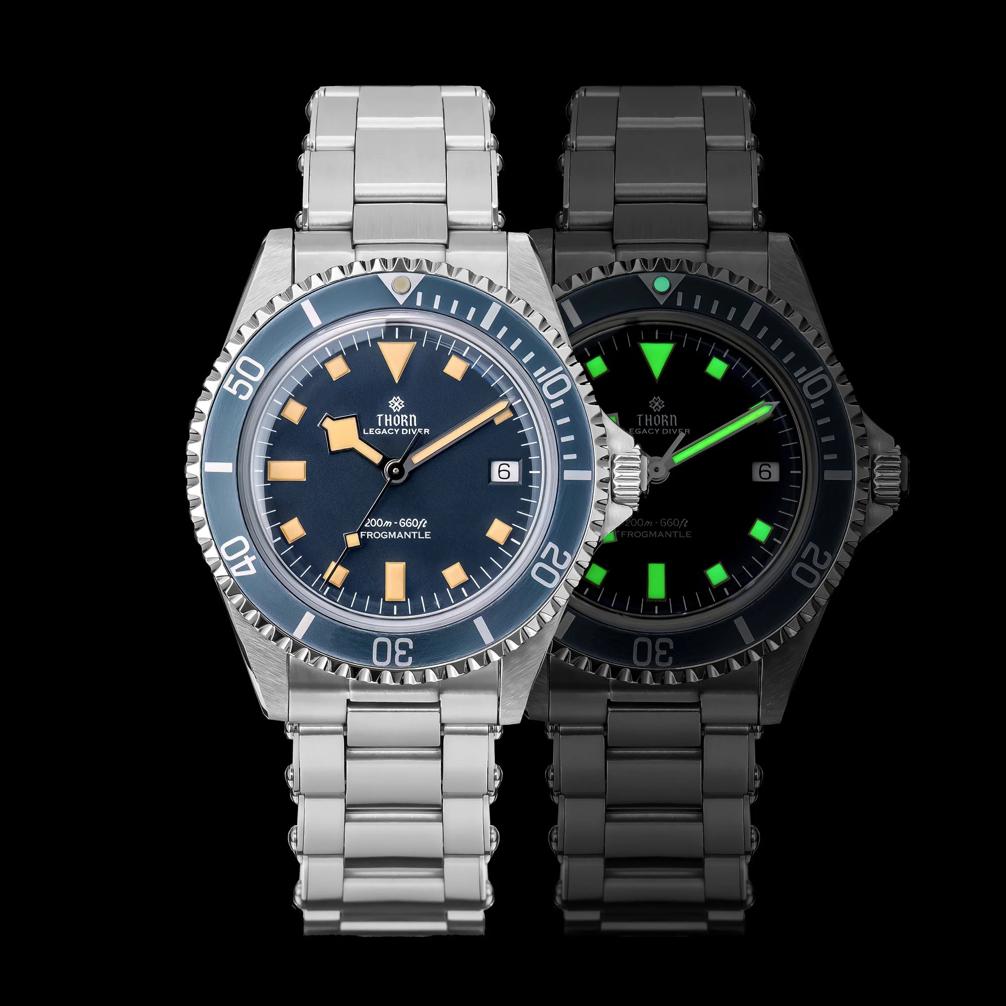 THORN T023 V4 Automatic Diver Watch – 40mm PT5000, Sapphire, 200m Waterproof